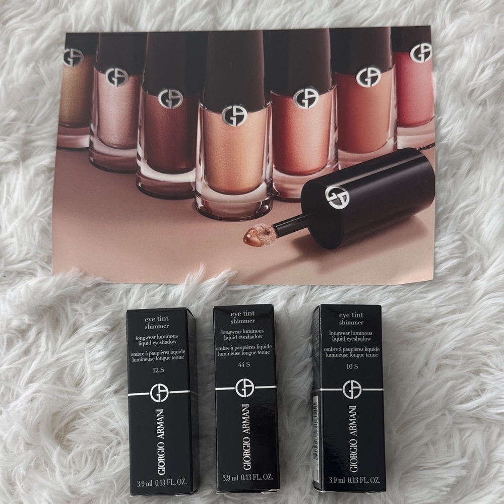 Giorgio Armani Eye Tint Liquid Eyeshadow Set - NEW IN BOX